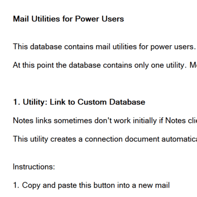 Mail Utilities for Power Users