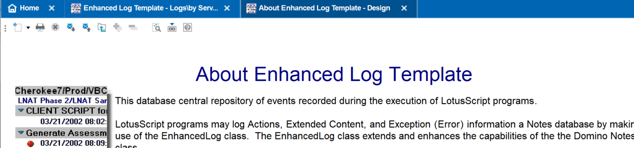 Enhanced Log