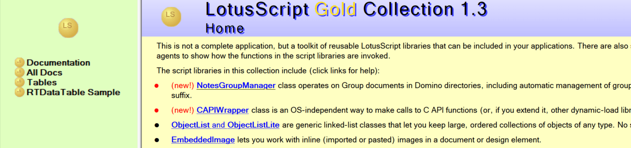LotusScript Gold Collection 